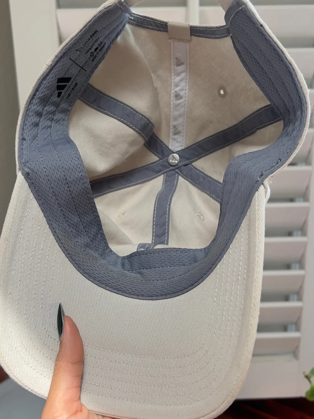 adidas Originals Women's Beige Baseball Cap with Trefoil Logo